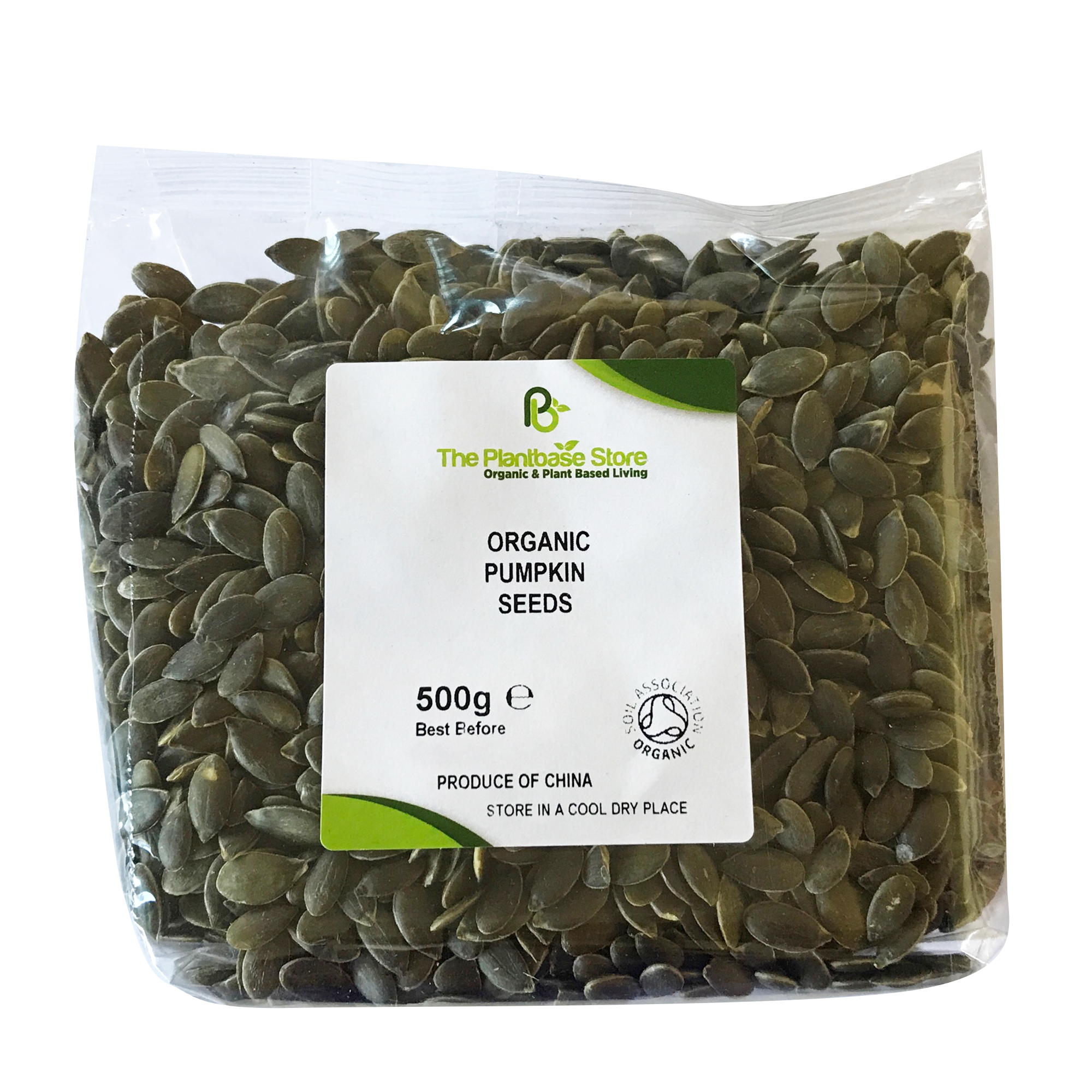 The Plantbase Store Organic Pumpkin Seeds 500g - Longdan Online Supermarket