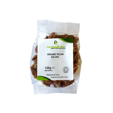 The Plantbase Store Organic Pecan Halves 125g - Longdan Online Supermarket