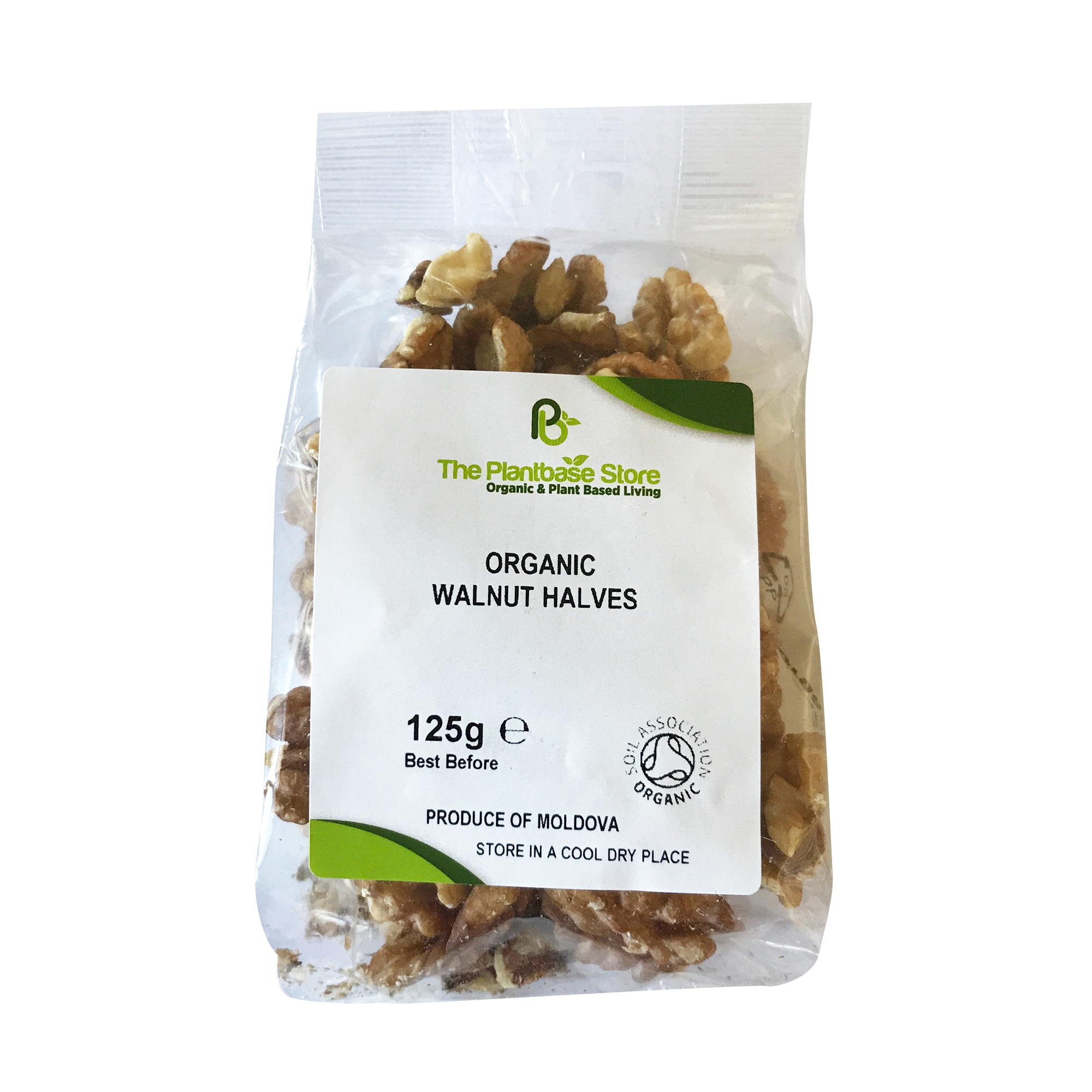The Plantbase Store Organic Walnuts Halves 125g - Longdan Online Supermarket