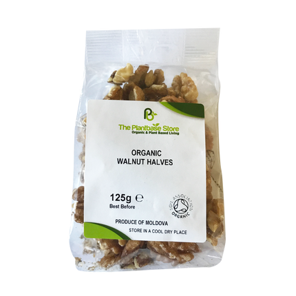 The Plantbase Store Organic Walnuts Halves 125g - Longdan Online Supermarket