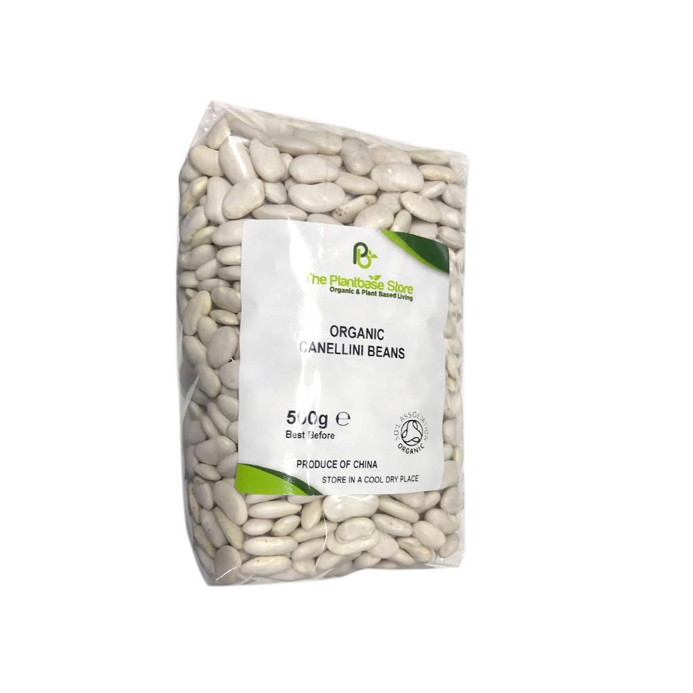 The Plantbase Store Organic Cannellini Beans 500g - Longdan Online Supermarket