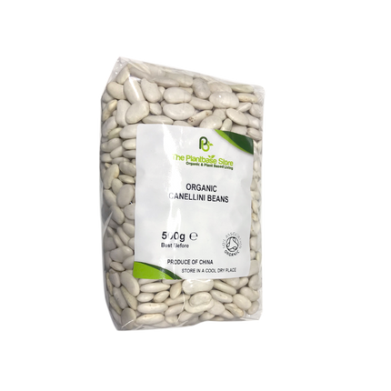 The Plantbase Store Organic Cannellini Beans 500g - Longdan Online Supermarket