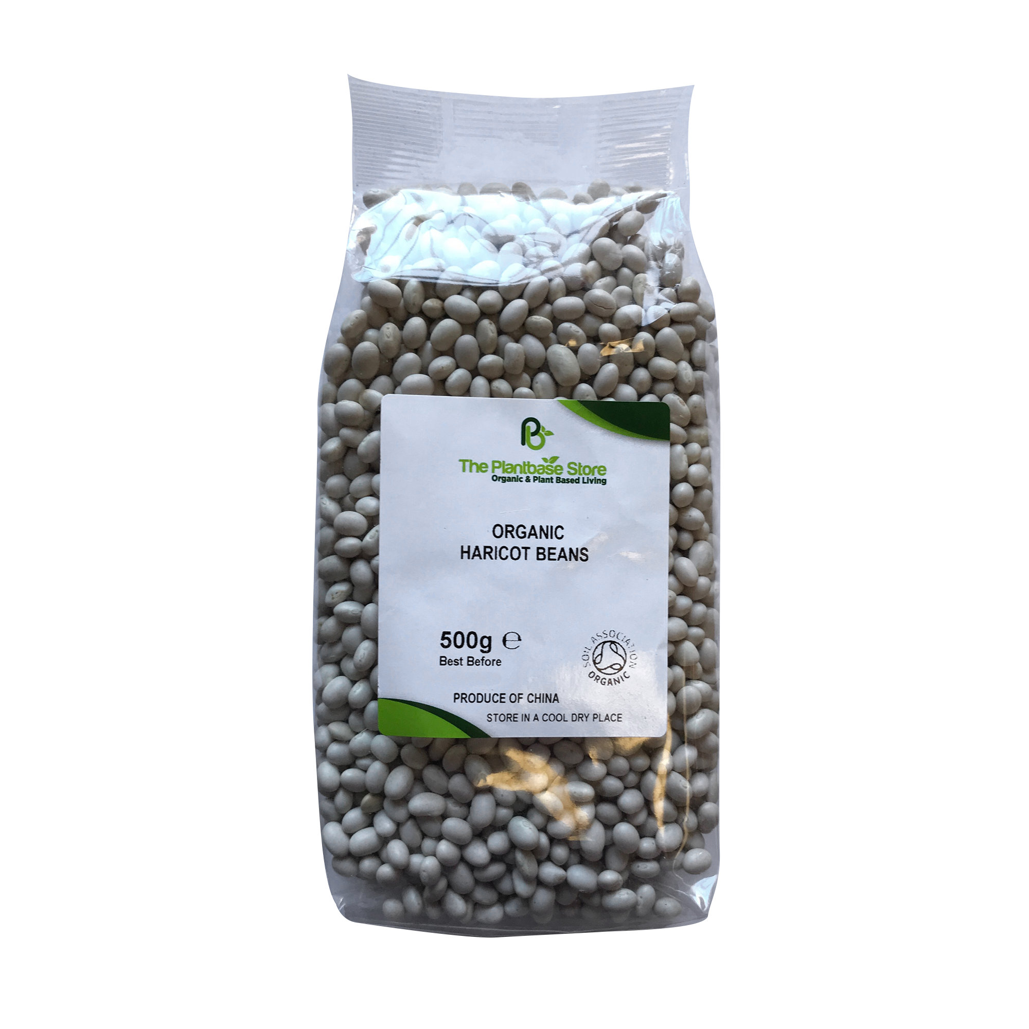 The Plantbase Store Organic Haricot Beans 500g - Longdan Online Supermarket