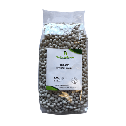 The Plantbase Store Organic Haricot Beans 500g - Longdan Online Supermarket