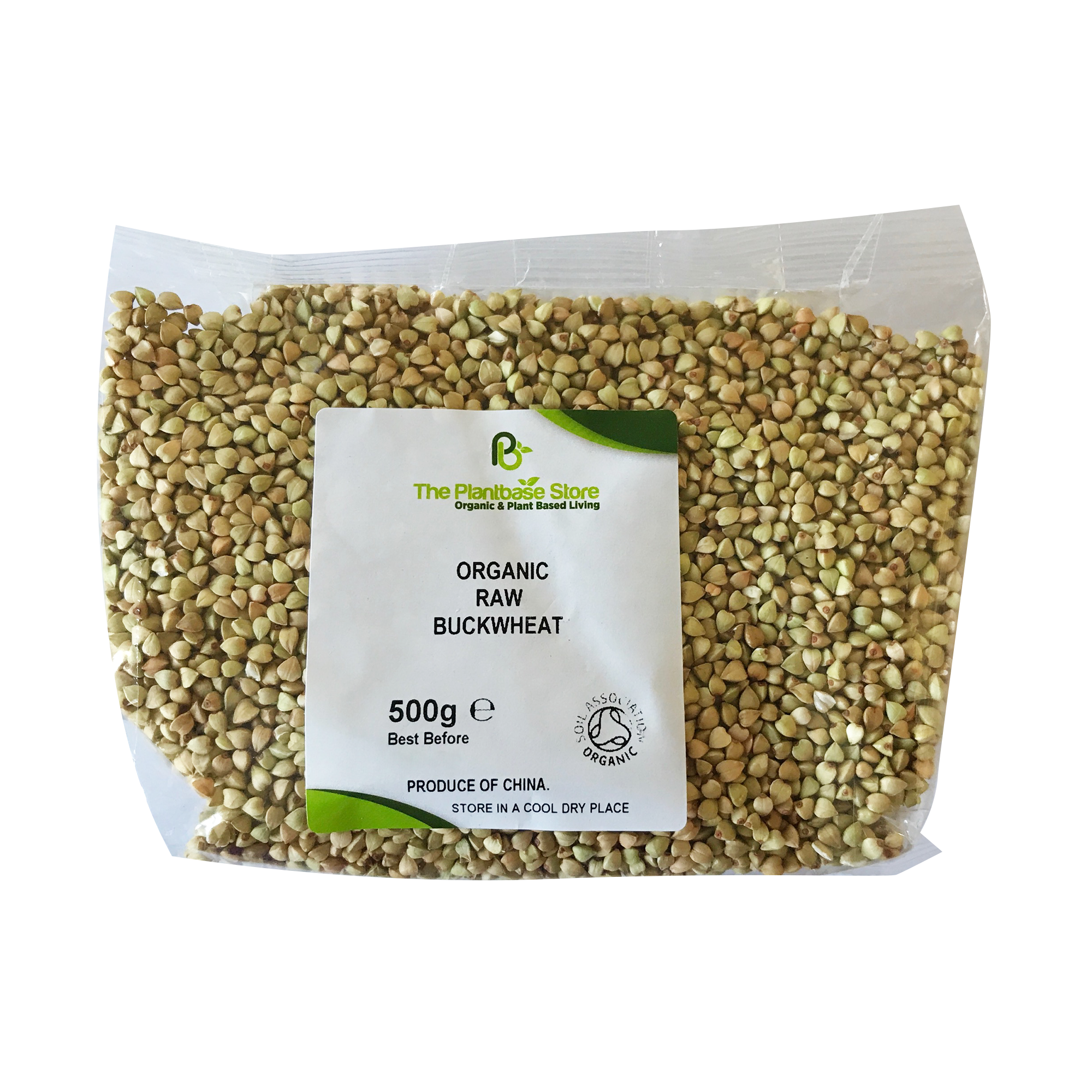 The Plantbase Store Organic Grain Raw Buckwheat 500g - Longdan Online Supermarket