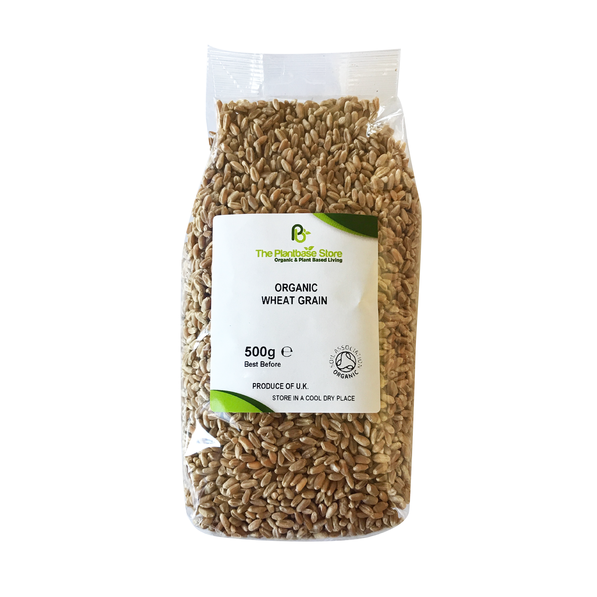 The Plantbase Store Organic Wheat Grain 500g - Longdan Online Supermarket