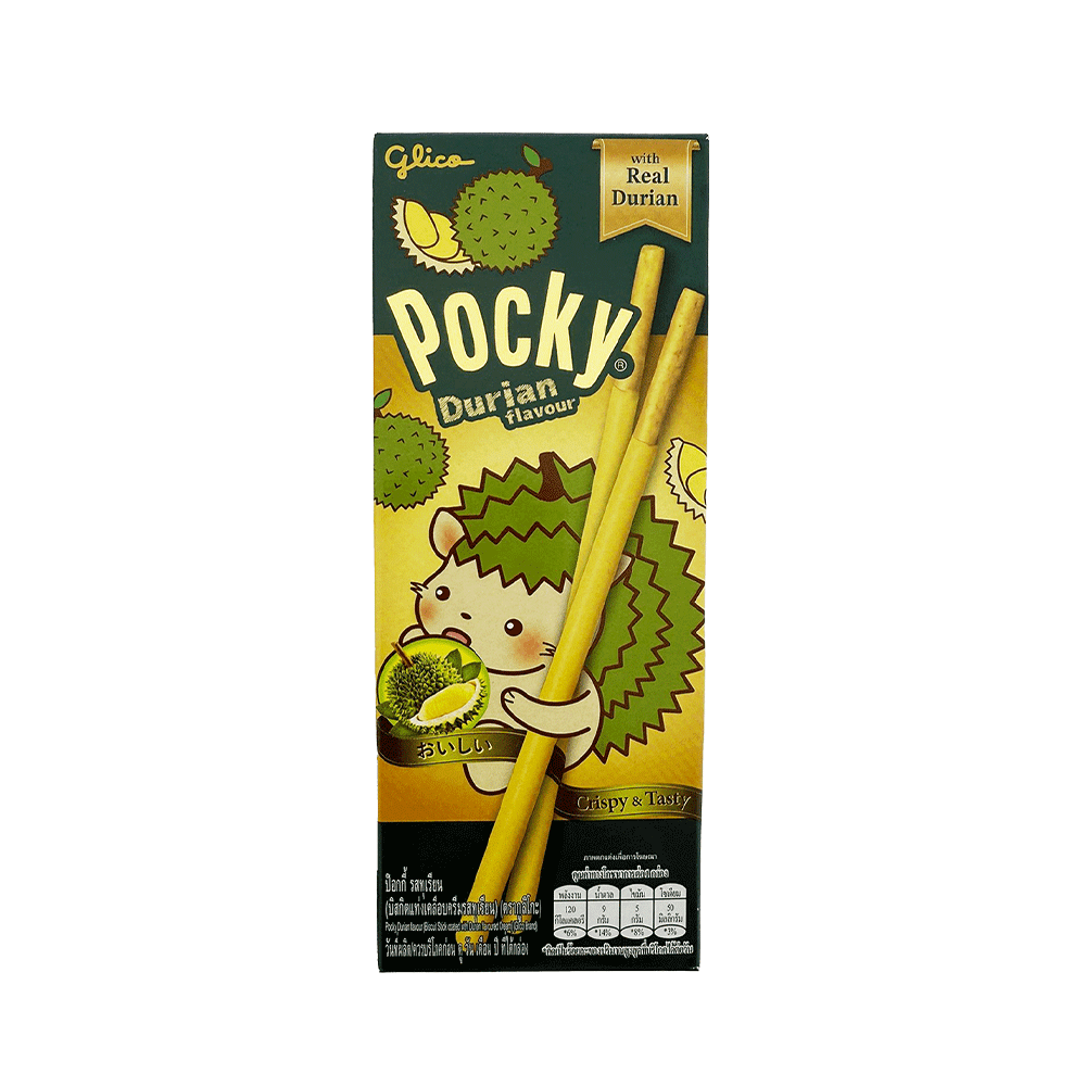GLICO POCKY Sticks - Durian 25g (Case 120)