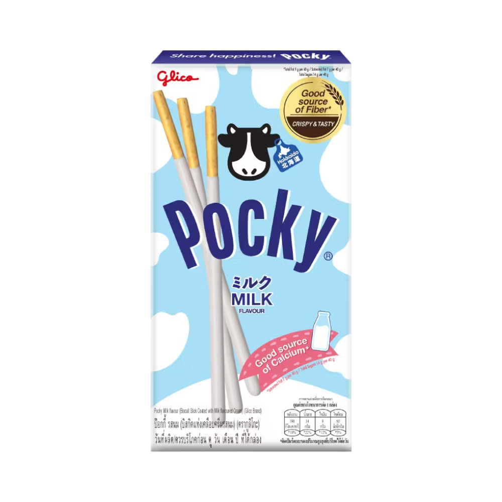 GLICO POCKY Sticks - Milk 40g (Case 120)