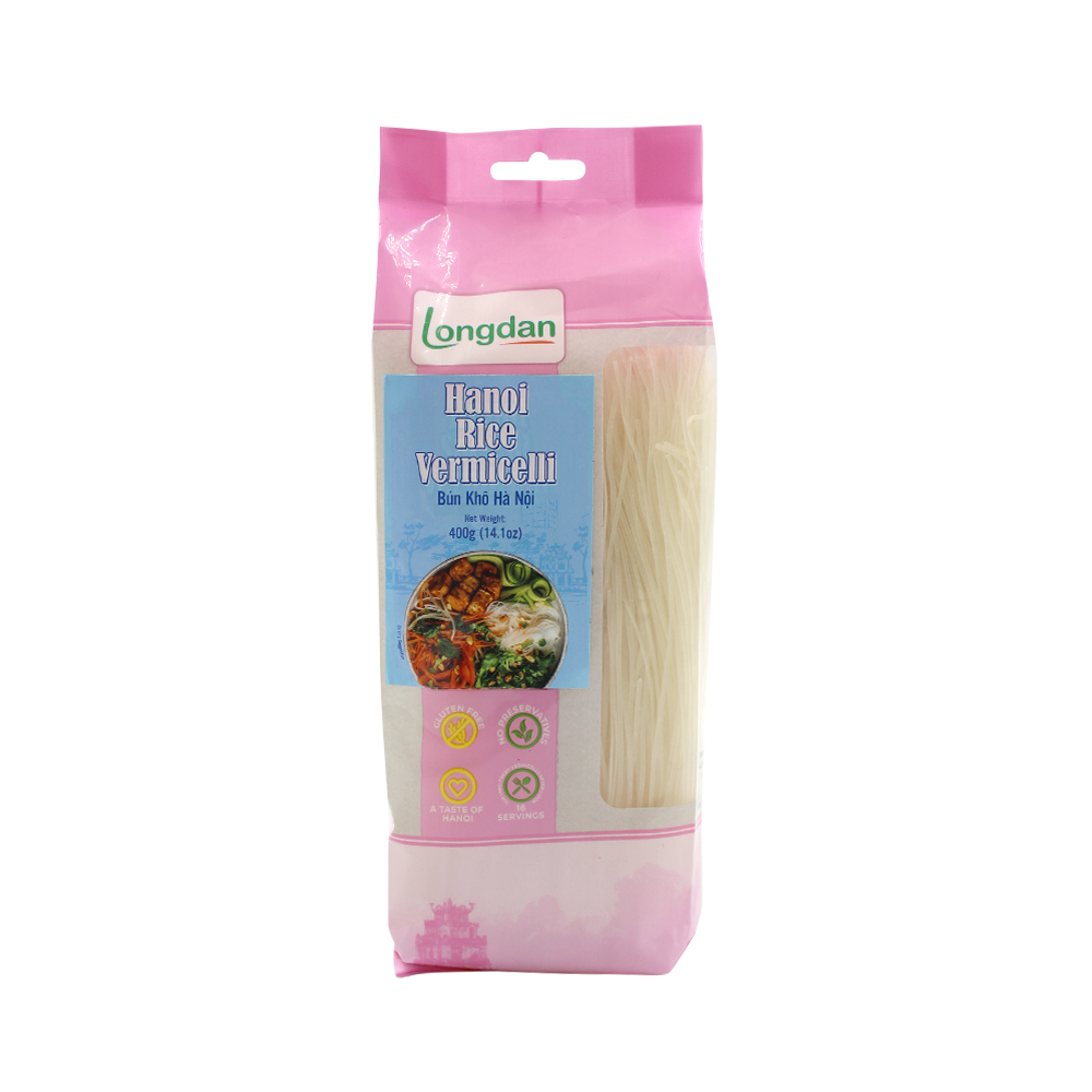 LONGDAN Hanoi Rice Vermicelli 1.2mm 400g (Case 30)
