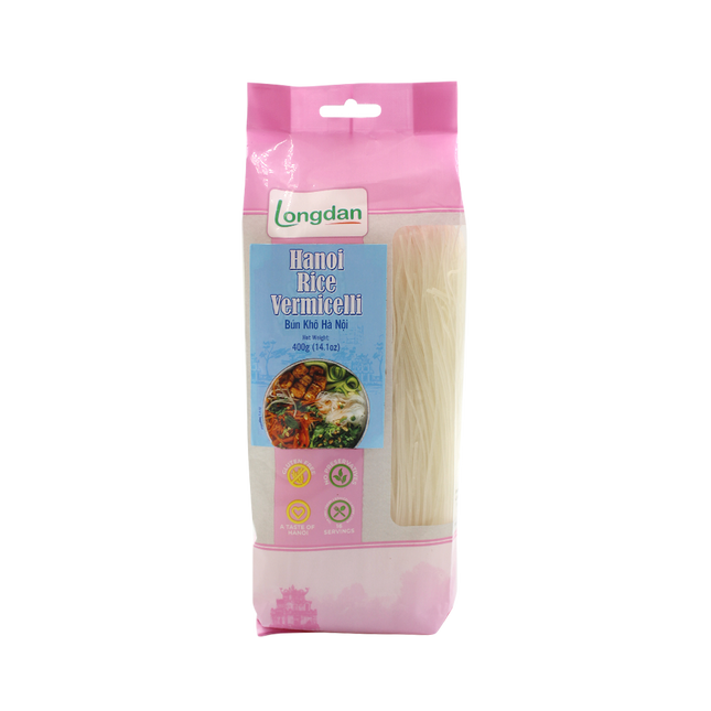 LONGDAN Hanoi Rice Vermicelli 1.2mm 400g (Case 30)