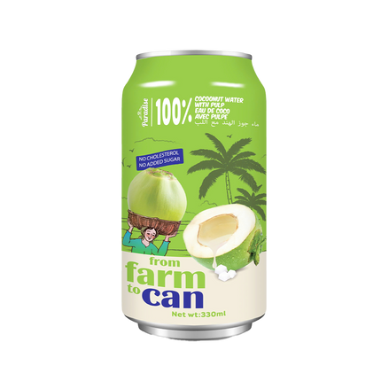 THANH CONG VINA Coconut Water With Pulp 330ml (Case 24)