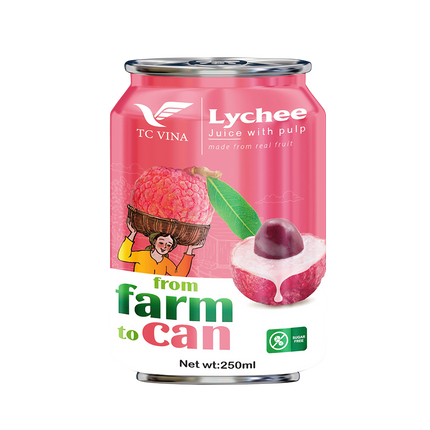 THANH CONG VINA Lychee Juice With Pulp 250ml (Case 30)