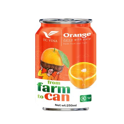 THANH CONG VINA Orange Juice With Pulp 250ml (Case 30)