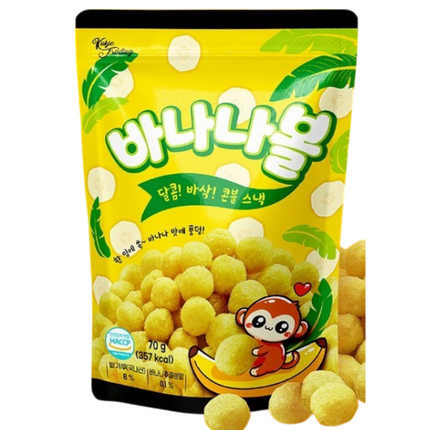 KUKJAE Banana Ball Snack 70g (Case 20)