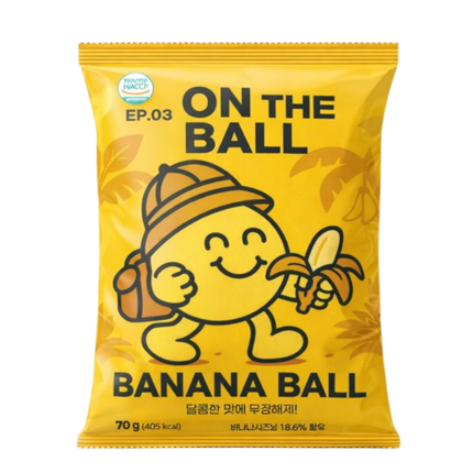 KUKJAE Banana Ball Snack 70g (Case 10)