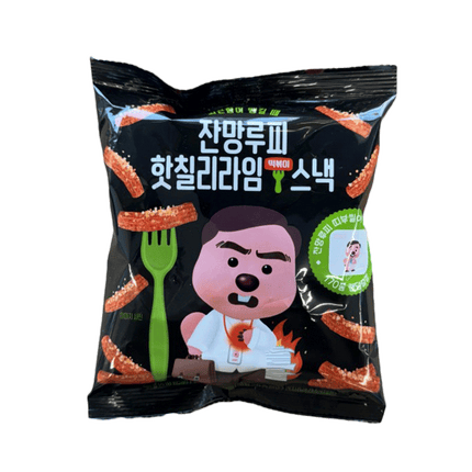 ZANMANG Loppy Chili Lime Topokki Snack 80g (Case 12)