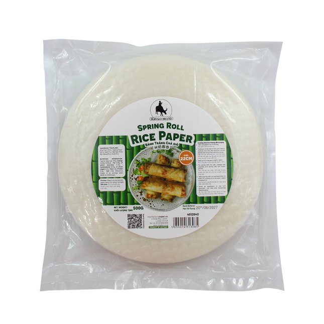 BUFFALO Spring Roll Rice Paper 22cm 500g (Case 20)