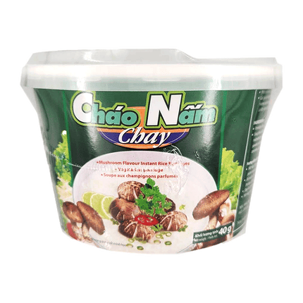 HUONG XUA Mushroom Flavour Instant Porridge 40g (Case 6)