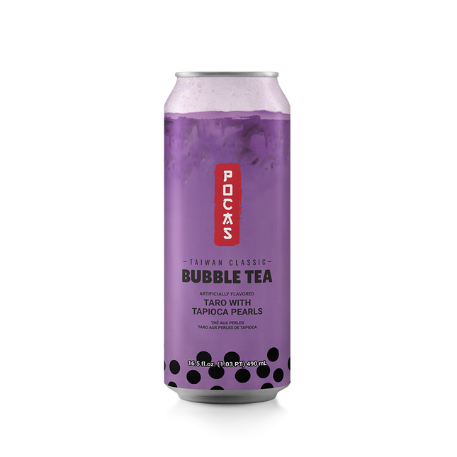 POCAS Bubble Tea - Taro 490ml (Case 24)