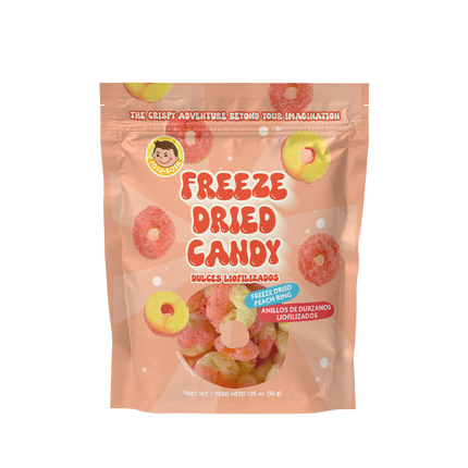 JOSH BOSH Freeze Dried Candy - Peach Ring 56g (Case 24)