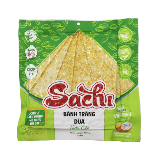 SACHI Toasted Coconut Tapioca Cracker 70g (Case 50)