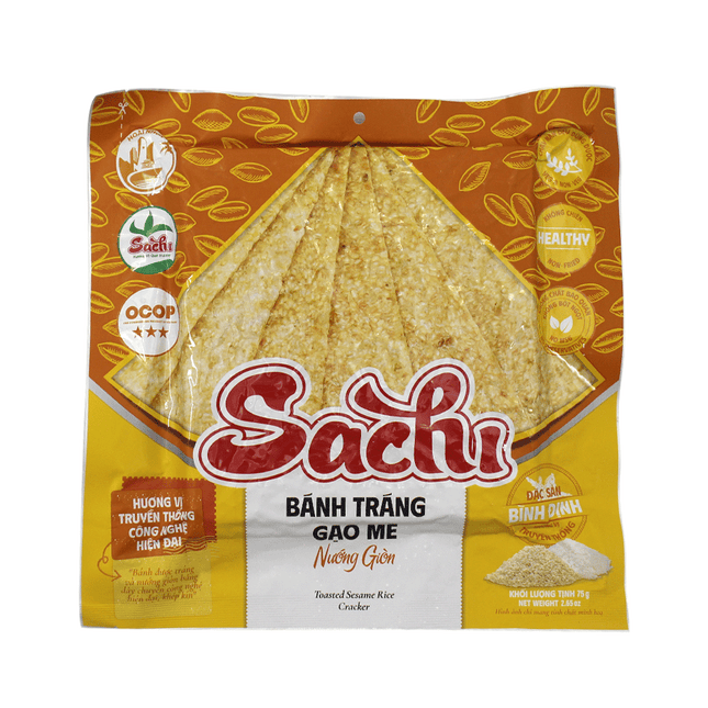 SACHI Toasted Sesame Rice Cracker 75g (Case 50)