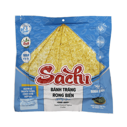 SACHI Toasted Seaweed Tapioca Cracker 45g (Case 50)