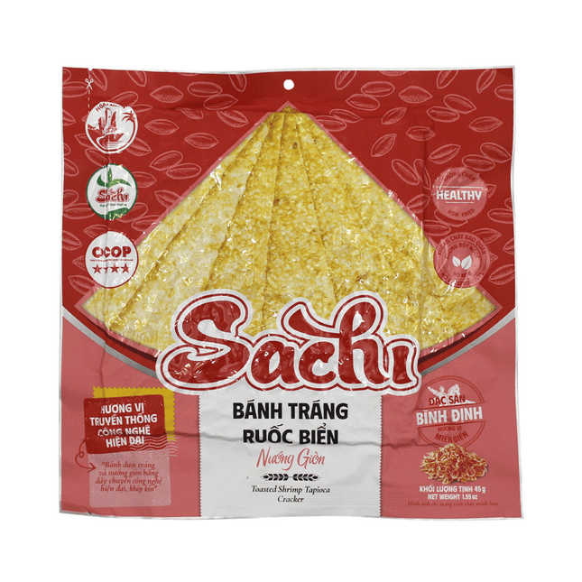 SACHI Toasted Shrimp Tapioca Cracker 45g (Case 50)
