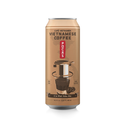 POCAS Vietnamese Coffee 490ml (Case 12)