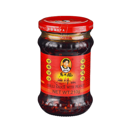 LAO GAN MA Chilli Sauce with Peanut 210g (Case 24)