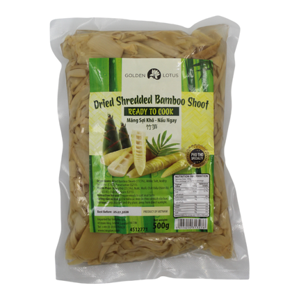 GOLDEN LOTUS Dried Shredded Bamboo Shoot 500g