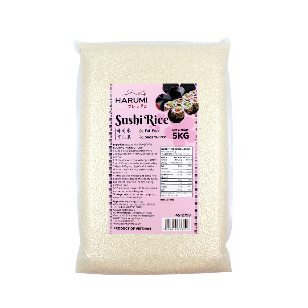 Harumi Sushi Rice 5kg (Case 2)
