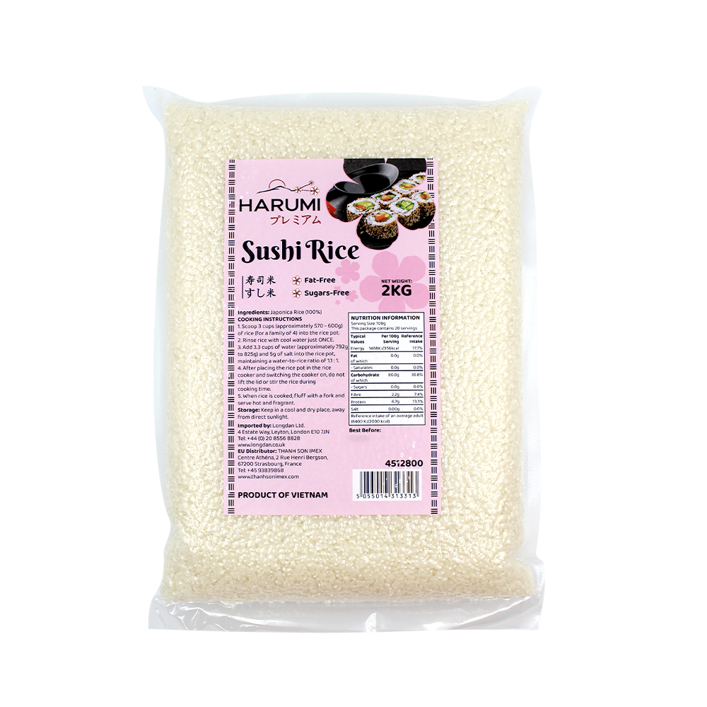 Harumi Sushi Rice 2kg (Case 5)