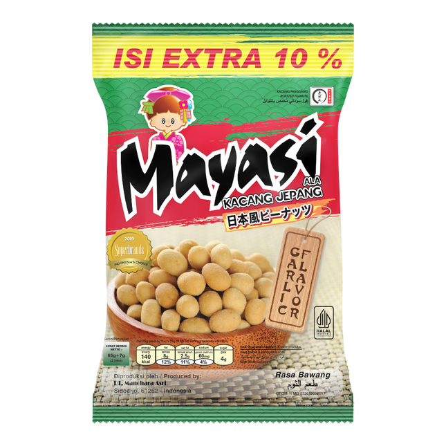 Mayasi Peanut Garlic Flv 72g (Case 40)