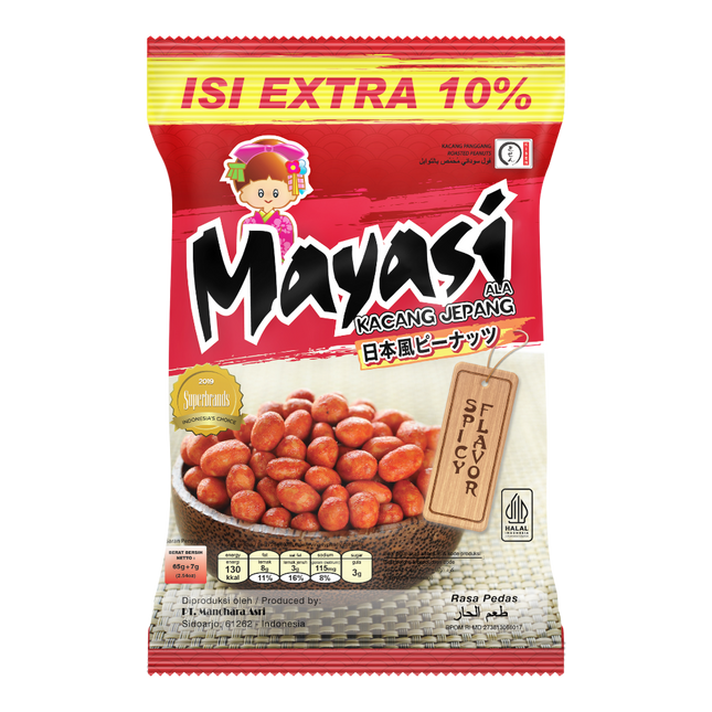 Mayasi Peanut Spicy Flv 72g (Case 40)
