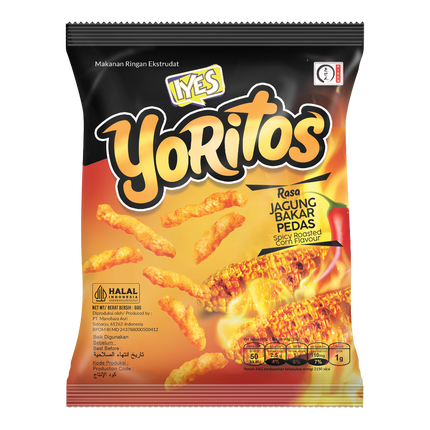 Iyes Yoritos - Spicy Corn Flv 60g (Case 20)