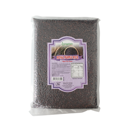 Longdan Royal Purple Rice 2kg (Case 5)