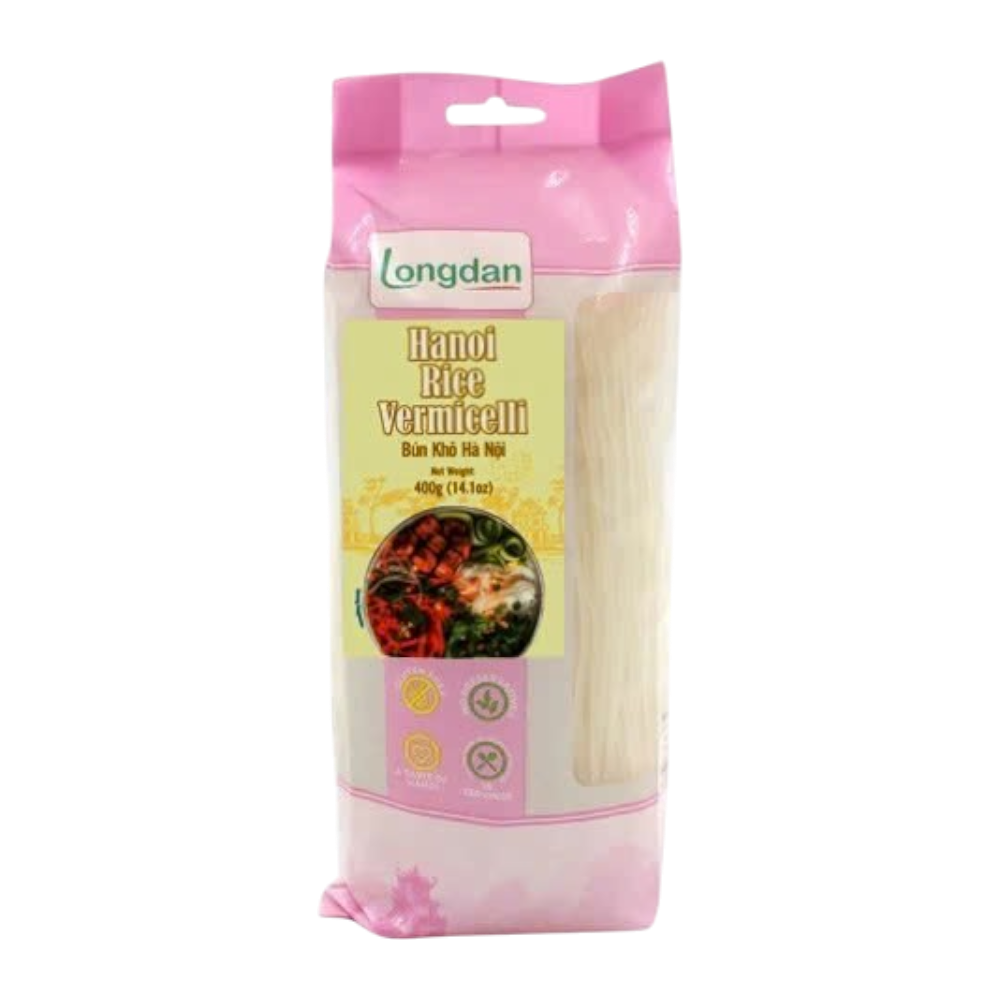 LONGDAN Hanoi Rice Vermicelli 1.6mm 400g (Case 30)
