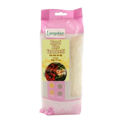LONGDAN Hanoi Rice Vermicelli 1.6mm 400g (Case 30)