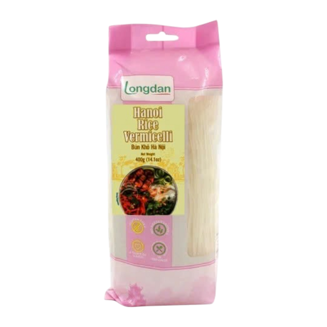 LONGDAN Hanoi Rice Vermicelli 1.6mm 400g (Case 30)