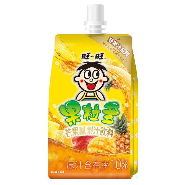 WANT WANT - Nata De Coco Fruit Drink (Mango Pineapple Flavor) 250ml (Case 24)