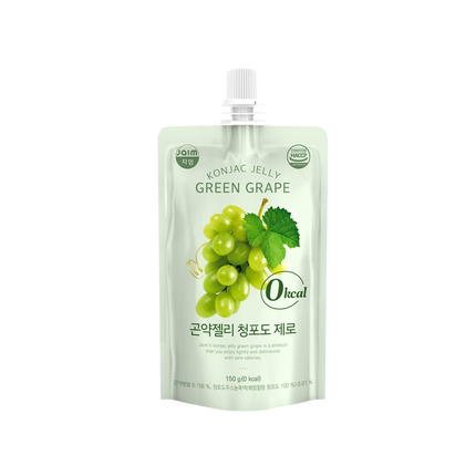 JAIM Konjac Jelly Green Grape 150g (Case 30)