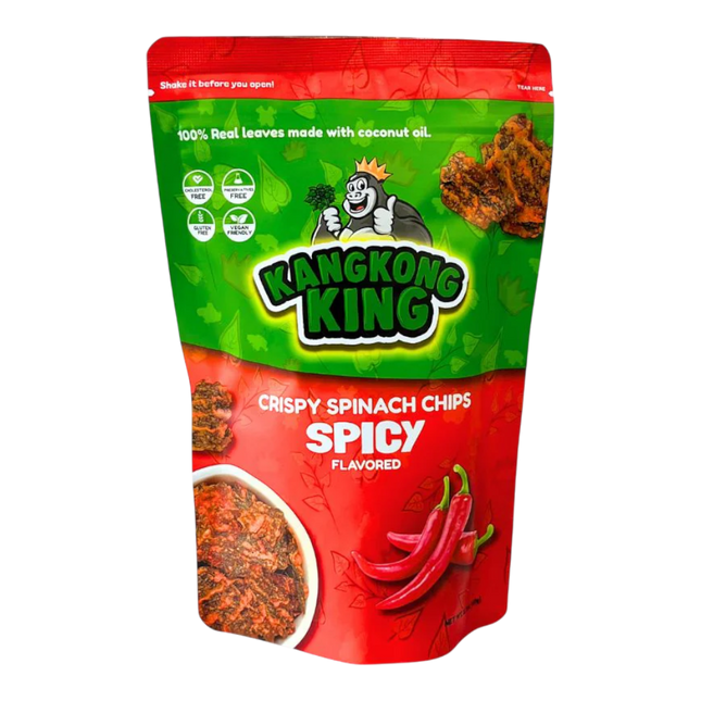 KANGKONG KING Crispy Spinach Chips - Spicy Flv 60g (Case 24)
