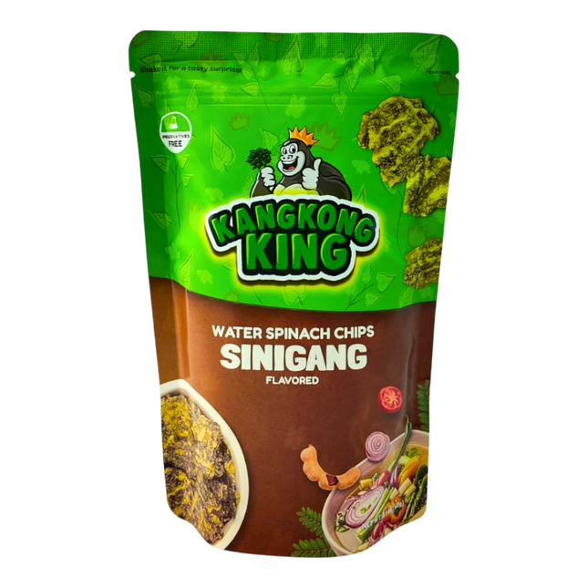 KANGKONG KING Crispy Spinach Chips - Sinigang Flv 60g (Case 24)