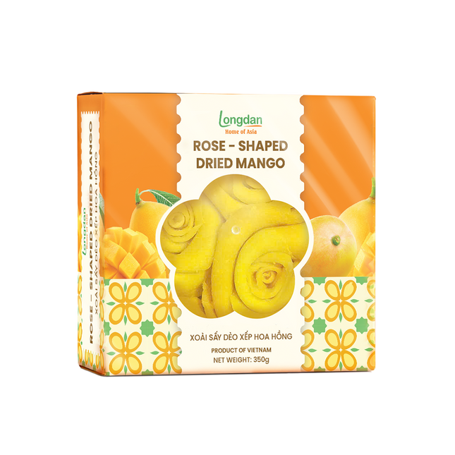 LONGDAN Rose - Shaped Dried Mango 350g (Case 20)