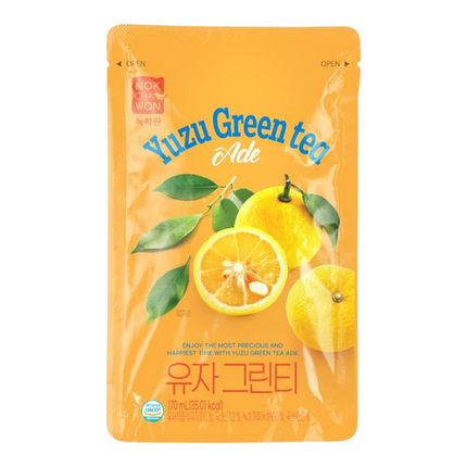 NOKCHAWON Yuzu Green Tea Ade 170ml (Case 30)