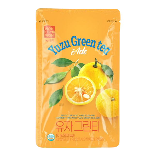 NOKCHAWON Yuzu Green Tea Ade 170ml (Case 30)