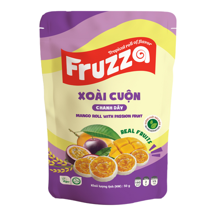 FRUZZA Mango Roll With Passion Fruit 50g (Case 60)