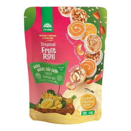 TU BONG Soursop Roll 80g (Case 50)