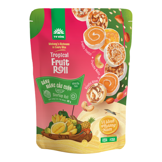 TU BONG Soursop Roll 80g (Case 50)